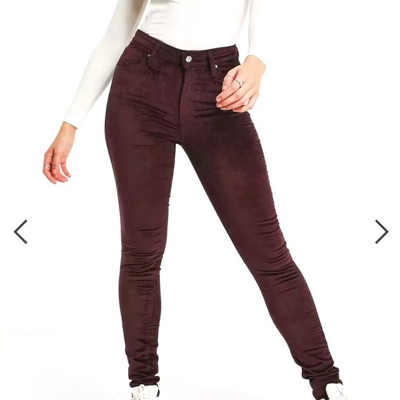 Levi's High Rise Skinny Hypersoft Jeans - Plum - Picture 1 of 2